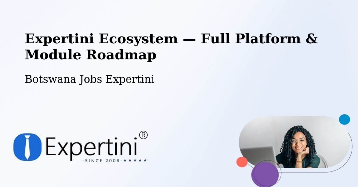 Expertini Ecosystem — Full Platform & Module Roadmap – Mookane